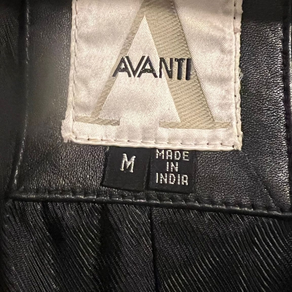 Avanti Black Leather Jacket